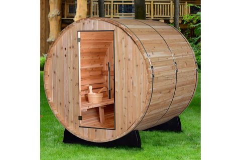 Almost Heaven Pinnacle 4-Person Barrel Sauna