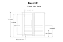 Load image into Gallery viewer, Almost Heaven Rainelle 4-Person Indoor Sauna (Respite Series)
