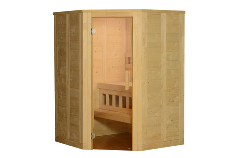 Almost Heaven Sutton 2-person Indoor Corner Sauna (Element Series)