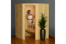 Load image into Gallery viewer, Almost Heaven Sutton 2-person Indoor Corner Sauna (Element Series)
