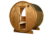 Load image into Gallery viewer, Almost Heaven Takoa 4-6 Person Half Moon Barrel Sauna (Heritage Collection)
