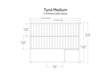 Load image into Gallery viewer, Almost Heaven Tyrol 3-5 Person Indoor Sauna (Heritage Collection)
