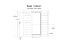 Load image into Gallery viewer, Almost Heaven Tyrol 3-5 Person Indoor Sauna (Heritage Collection)
