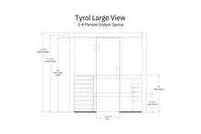 Load image into Gallery viewer, Almost Heaven Tyrol 3-5 Person Indoor Sauna (Heritage Collection)

