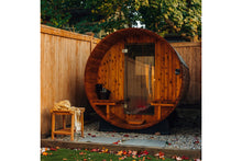 Load image into Gallery viewer, Almost Heaven Vienna 2-Person Canopy Barrel Sauna
