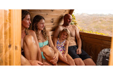 Load image into Gallery viewer, Almost Heaven Vienna 2-Person Canopy Barrel Sauna
