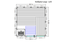 Load image into Gallery viewer, Almost Heaven Wolfpine 2-5 Person Indoor Sauna (Heritage Collection)
