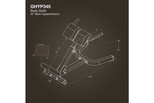 Load image into Gallery viewer, Body-Solid 45-Degree Ab/Back Hyperextension
