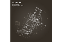 Load image into Gallery viewer, Body-Solid Leg Press / Hack Squat (GLPH1100B)
