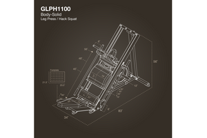 Body-Solid Leg Press / Hack Squat (GLPH1100B)