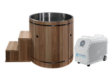 Load image into Gallery viewer, Dynamic Cold Therapy Pacific Cedar Barrel Cold Plunge (304)

