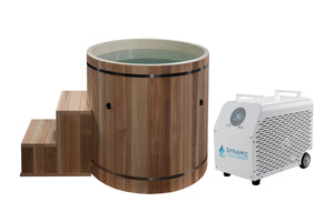 Dynamic Cold Therapy Pacific Cedar Barrel Cold Plunge