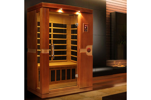 Dynamic "Venice" 2 Person Low EMF Infrared Sauna (Canadian Hemlock)