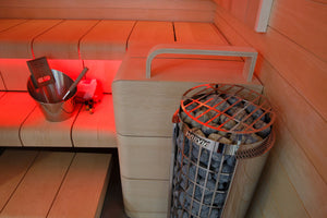 Harvia Cilindro Electric Sauna Heater (Built-In Dial Controls)