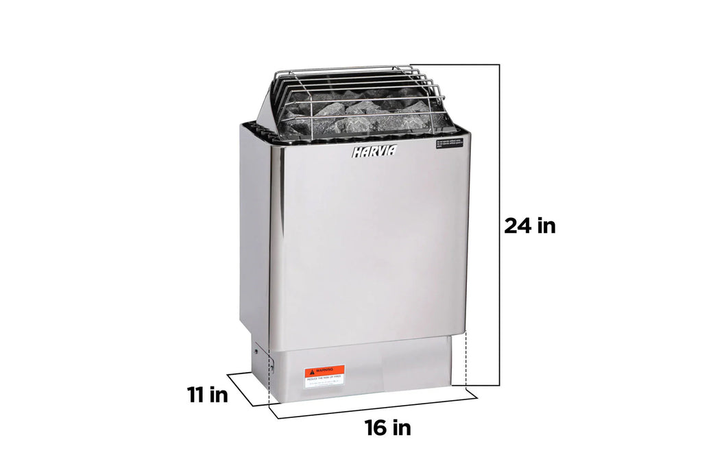 Harvia KIP Electric Sauna Heater Package
