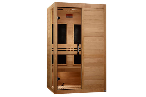 Golden Designs 1 Person (Compact) Ultra Low EMF FAR Infrared Sauna (🪂NEW ITEM)
