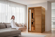 Load image into Gallery viewer, Golden Designs 1 Person (Compact) Ultra Low EMF FAR Infrared Sauna (🪂NEW ITEM)
