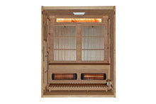 Load image into Gallery viewer, Golden Designs 2025 &quot;Soria&quot; 3-Person Hybrid Sauna (Indoor/Full Spectrum/Harvia Stove)

