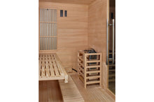 Load image into Gallery viewer, Golden Designs 2025 &quot;Soria&quot; 3-Person Hybrid Sauna (Indoor/Full Spectrum/Harvia Stove)
