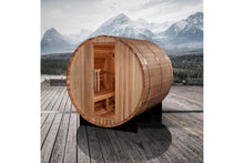 Load image into Gallery viewer, Golden Designs &quot;Arosa&quot; 4 Person Barrel Traditional Sauna
