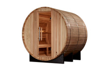 Load image into Gallery viewer, Golden Designs &quot;Arosa&quot; 4 Person Barrel Traditional Sauna
