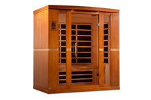 Load image into Gallery viewer, Golden Designs &quot;Bergamo&quot; 4-Person Low EMF FAR Infrared Sauna (Wheelchair Accessible)
