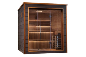 Golden Designs "Bergen" 6-Person Outdoor/Indoor Traditional Sauna