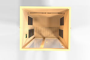 Golden Designs "Serena" 2 Person Low EMF FAR IR Sauna (2026 Edition) (🪂NEW ITEM)