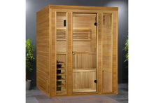 Load image into Gallery viewer, Golden Designs &quot;Engelberg&quot; 6-Person Traditional Steam Sauna (2025 w/ Pacific Clear Cedar)
