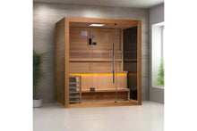 Load image into Gallery viewer, Golden Designs &quot;Forssa Edition&quot; 3-4 Person Outdoor/Indoor Traditional Sauna
