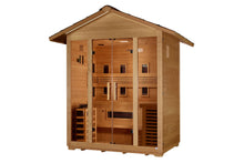 Load image into Gallery viewer, Golden Designs &quot;Gargellen&quot; 5-Person Full Spectrum Hybrid Outdoor Sauna
