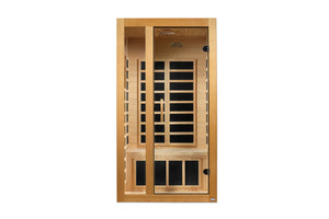Golden Designs "Gracia" 1-2 Person Ultra Low EMF FAR IR Sauna (2026 Edition) (🪂NEW ITEM)
