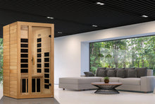 Load image into Gallery viewer, Golden Designs &quot;Gracia&quot; 1-2 Person Ultra Low EMF FAR IR Sauna (2026 Edition) (🪂NEW ITEM)
