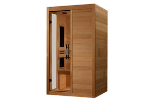 Golden Designs "Lucca" 2 Person Low EMF FAR IR Sauna (2026 Edition) (🪂NEW ITEM)