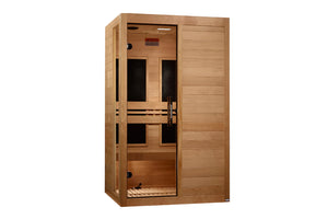 Golden Designs "Lucca" 2 Person Low EMF FAR IR Sauna (2026 Edition) (🪂NEW ITEM)