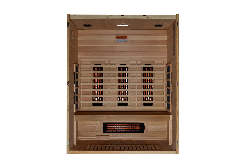Maxxus S-Line 3-Person Full Spectrum Infrared Sauna (💥MEMORIAL SALE)