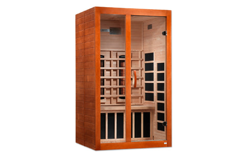 Golden Designs Dynamic "Santiago Elite" 2-Person Ultra Low EMF Far-Infrared Indoor Sauna (NEW 2026)