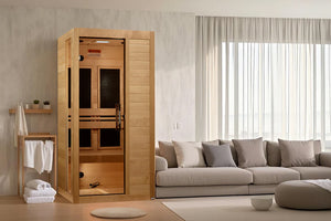 Golden Designs "Veneto" 1-2 Person Low EMF FAR IR Sauna (2026 Edition) (🪂NEW ITEM)