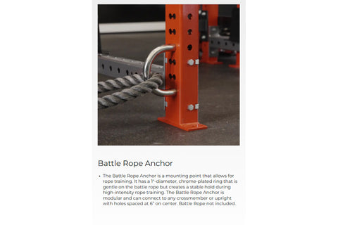 Hammer Strength Battle Rope Anchor Rack Attachment