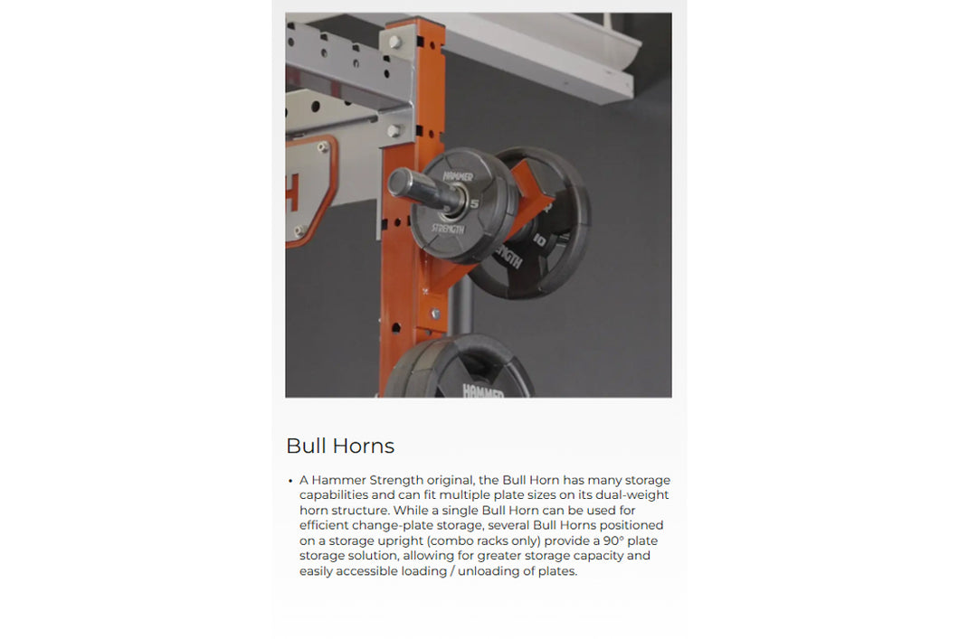 Hammer Strength Bull Horns Rack Attachment
