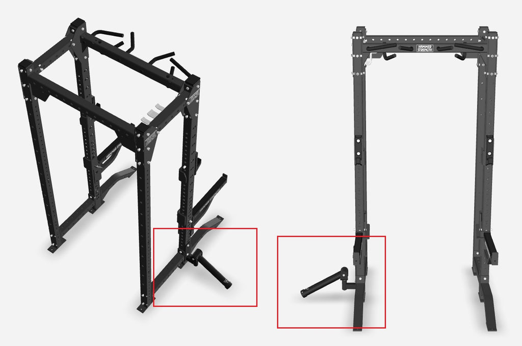 Pivot Rack Mechanic Hammer Strength Bolt On Power Pivot Rack Attachment