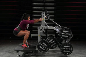 Hammer Strength Plate-Loaded Belt Squat Machine