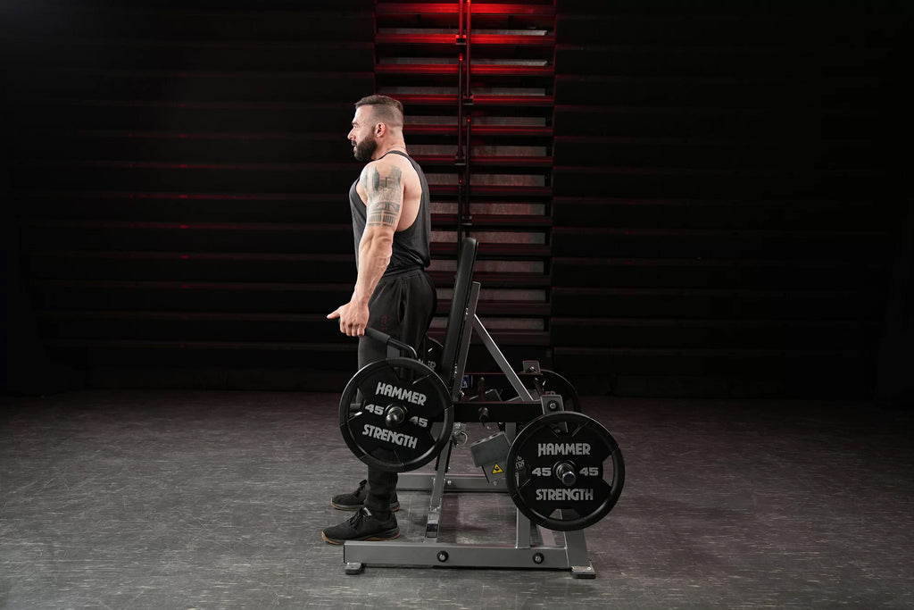Hammer Strength Plate-Loaded Seated/Standing Shrug