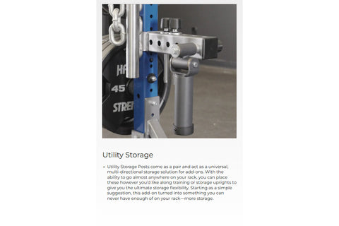 Hammer Strength Utility Storage Rack Attachment