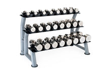 Load image into Gallery viewer, Hampton Chrome Dumbbells w/ Contour Grips

