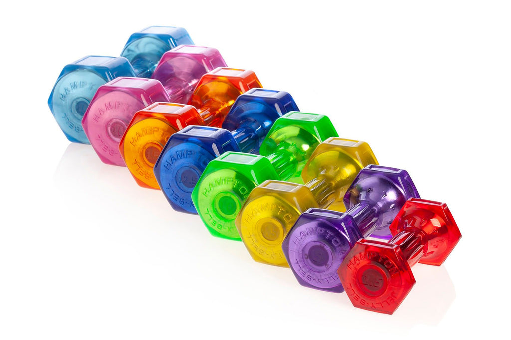 Hampton JELLY-BELL Urethane Aerobic Dumbbells