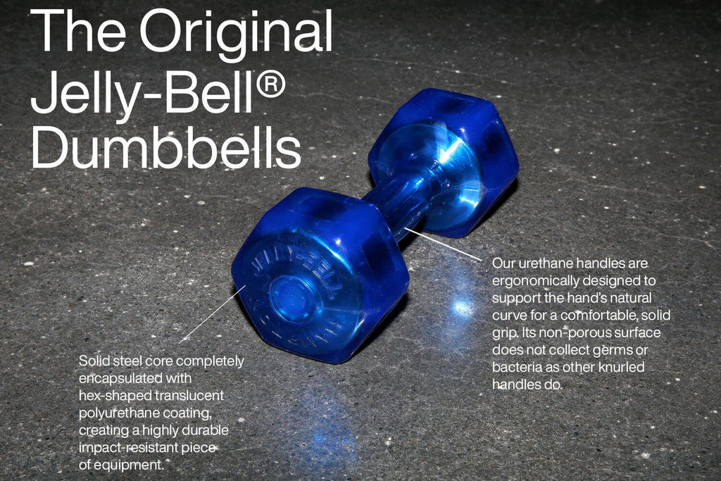 Hampton JELLY-BELL Urethane Aerobic Dumbbells