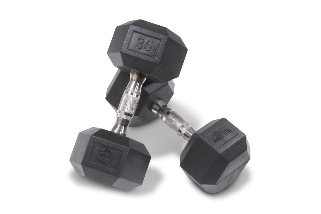 Hampton Urethane DURA-BELL Hex Dumbbells
