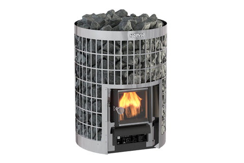 Harvia Cilindro 16 Wood-Burning Sauna Stove Heater