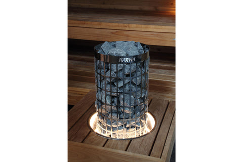 Harvia Cilindro Illuminated Embedding Flange (10.5 kW)